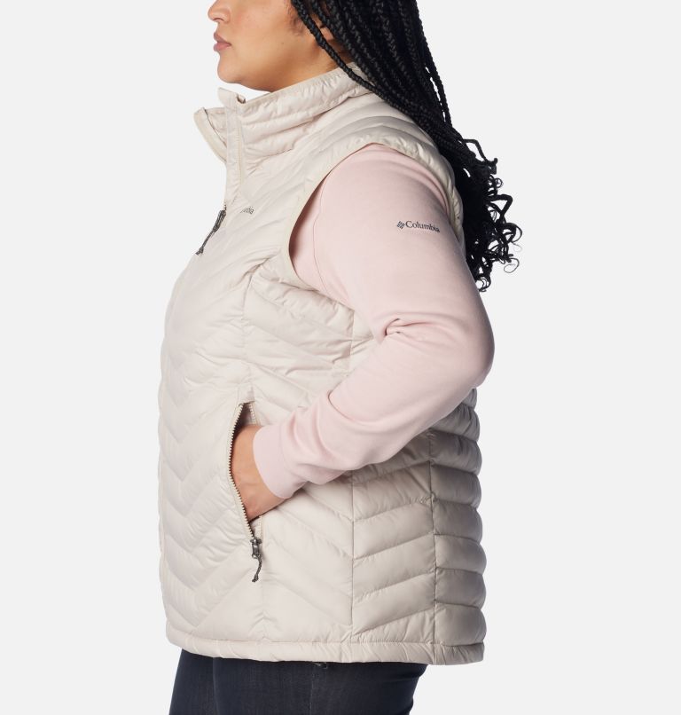 Women's Powder Lite Vest - Plus Size, Color: Dark Stone, image 3