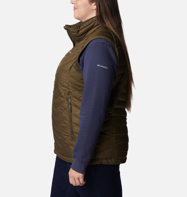 Women's Powder Lite Vest - Plus Size, Color: Olive Green, image 3