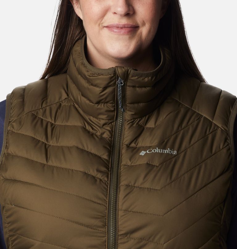 Women's Powder Lite Vest - Plus Size, Color: Olive Green, image 4