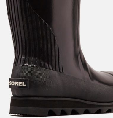 sorel gloss rain boot