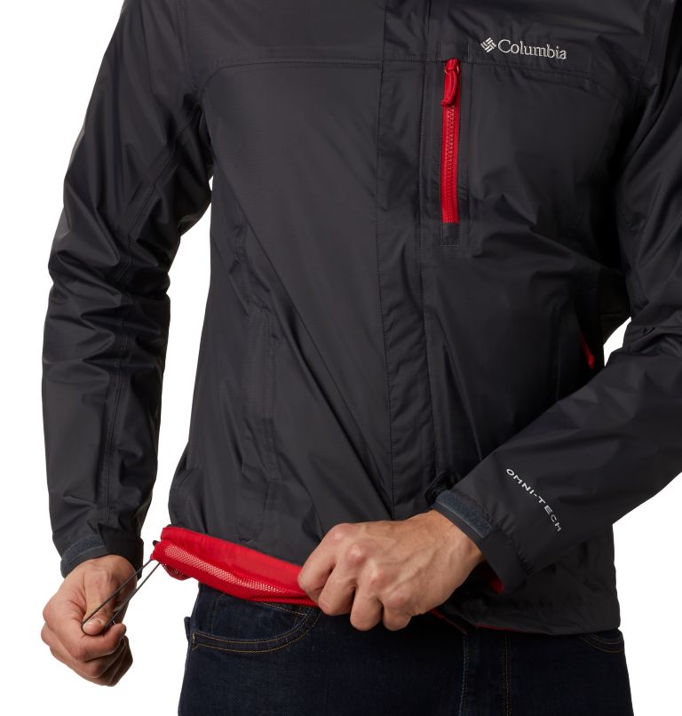 Men's Pouring Adventure II Waterproof Walking Jacket, Color: Shark, image 6