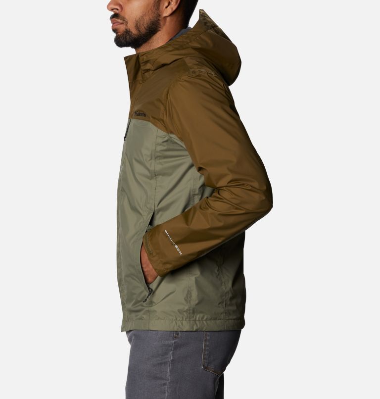 Thumbnail: Veste Pouring Adventure II Homme, Color: Stone Green, New Olive, image 3