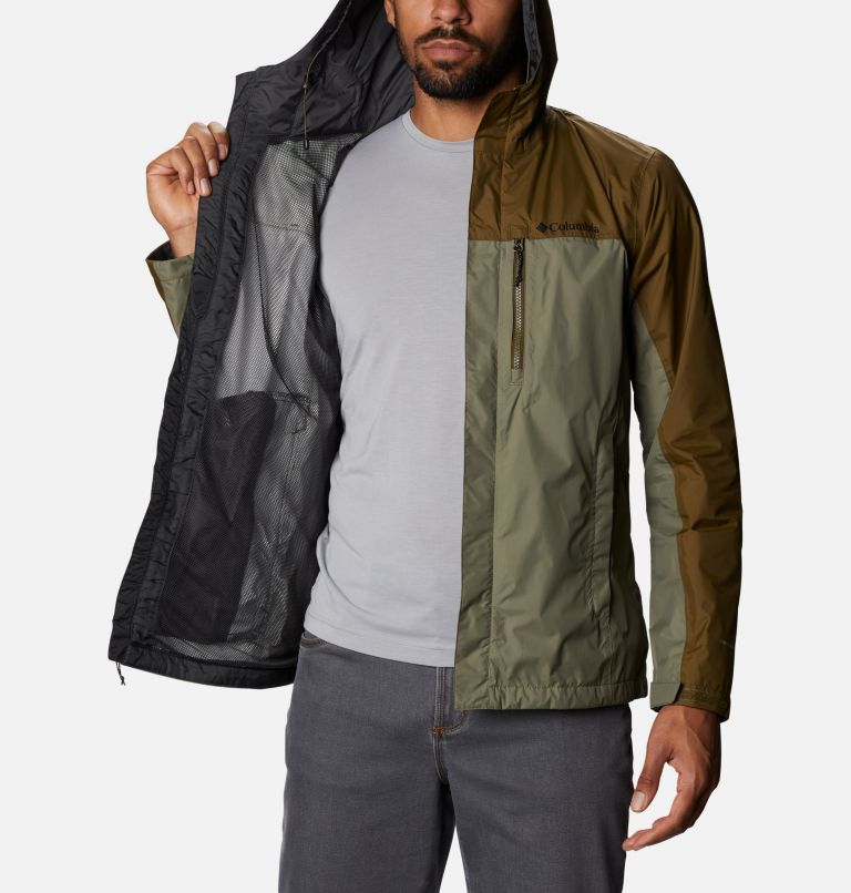Thumbnail: Veste Pouring Adventure II Homme, Color: Stone Green, New Olive, image 5