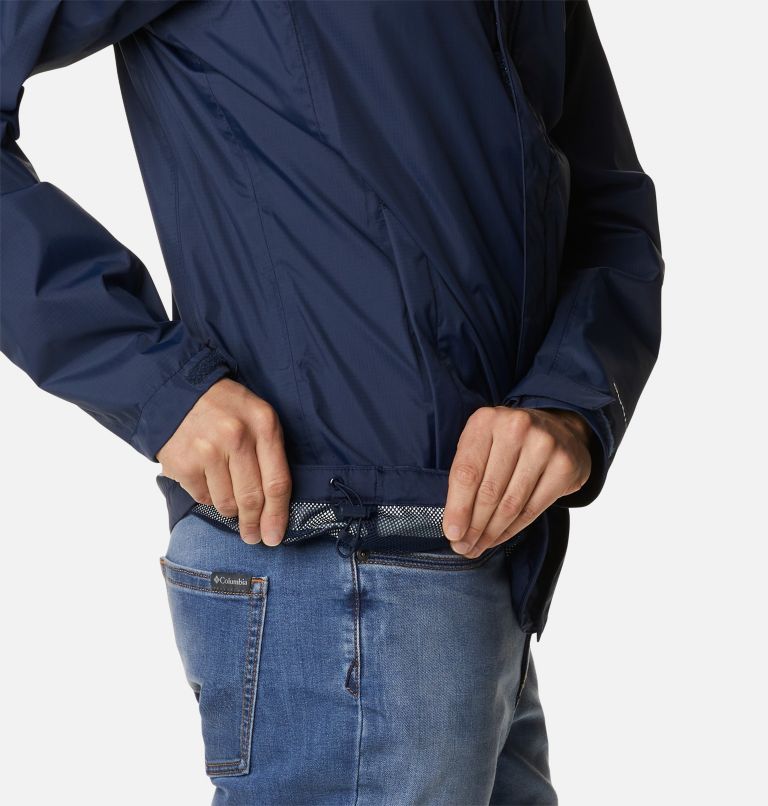 Men's Pouring Adventure II Waterproof Walking Jacket, Color: Collegiate Navy, image 6