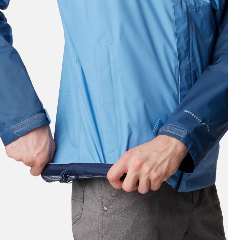 Men's Pouring Adventure II Waterproof Walking Jacket, Color: Skyler, Dark Mountain, image 6