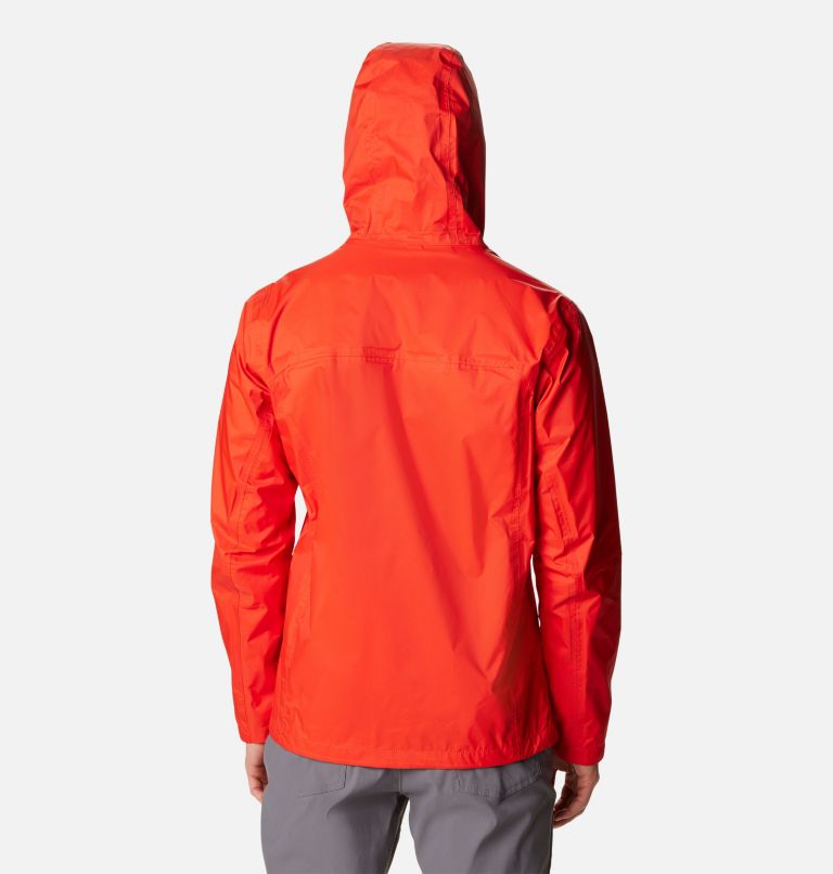Thumbnail: Chaqueta Impermeable Pouring Adventure II para hombre, Color: Spicy, image 2