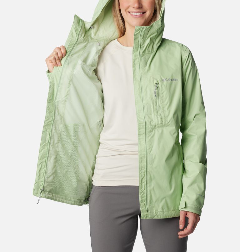 Thumbnail: Women's Pouring Adventure II Jacket, Color: Sage Leaf, image 5