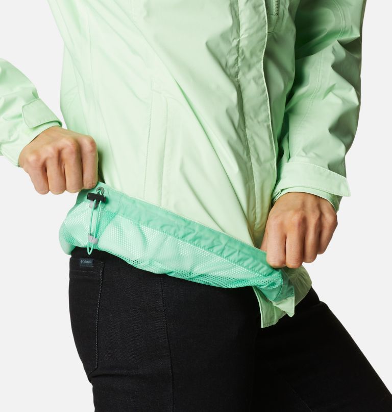 Columbia Mujer Chaqueta impermeable Pouring Adventure II Jacket Nailon Azul  (Nocturnal) Talla: L 1760071