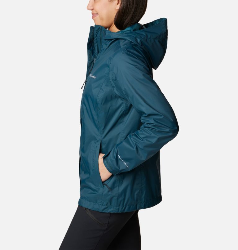 Women's Pouring Adventure II Jacket, Color: Night Wave, image 3