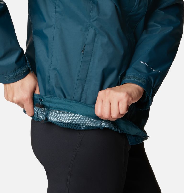 Women's Pouring Adventure II Jacket, Color: Night Wave, image 6