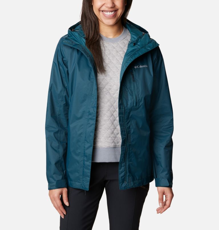 Thumbnail: Women's Pouring Adventure II Jacket, Color: Night Wave, image 8