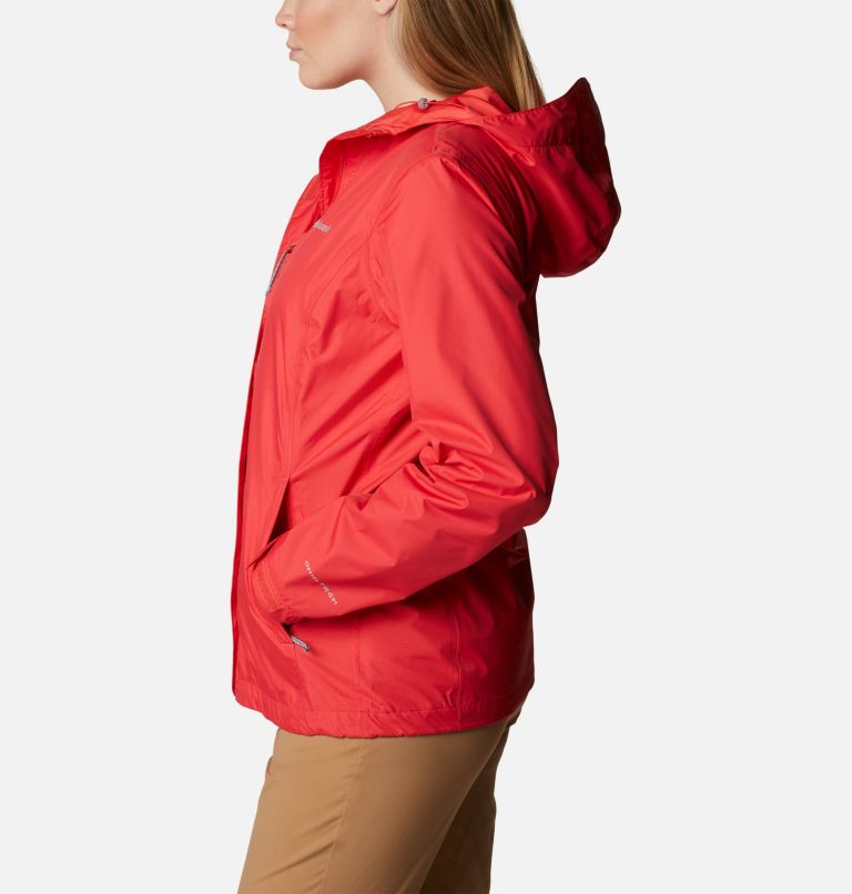 Thumbnail: Women's Pouring Adventure II Jacket, Color: Red Hibiscus, image 3