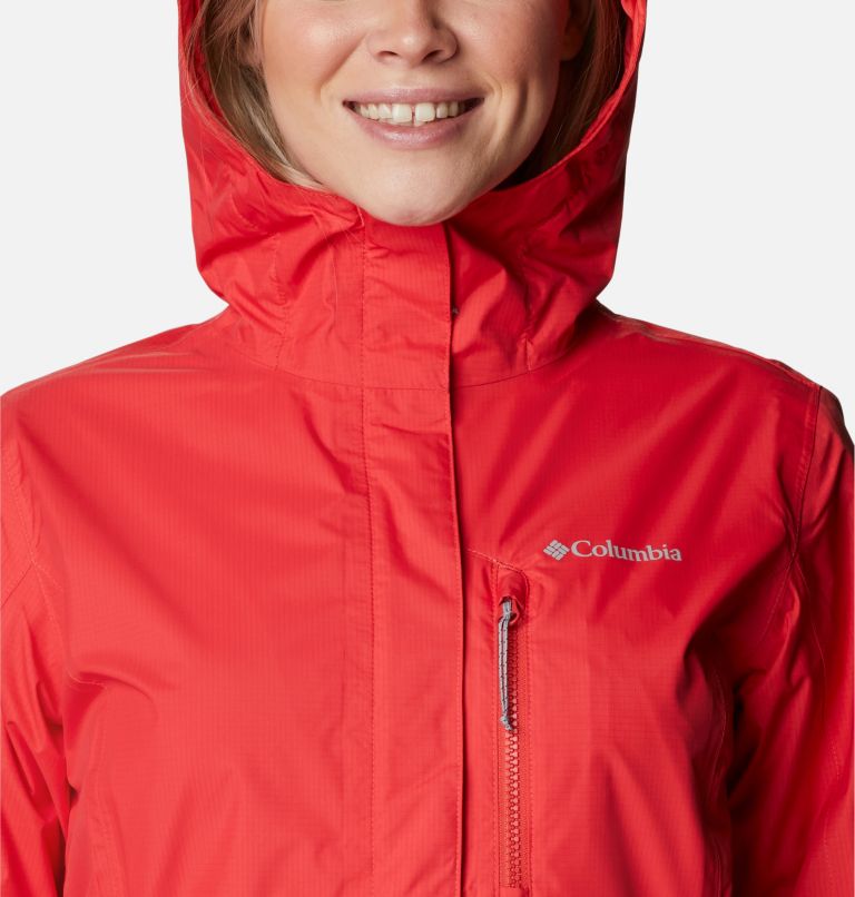 Women's Pouring Adventure II Jacket, Color: Red Hibiscus, image 4