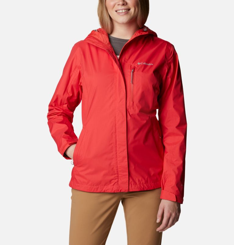 Women's Pouring Adventure II Jacket, Color: Red Hibiscus, image 1