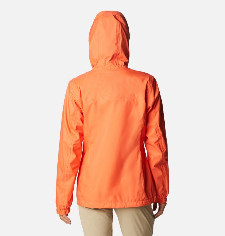 Thumbnail: Women's Pouring Adventure II Jacket, Color: Sunset Orange, image 2