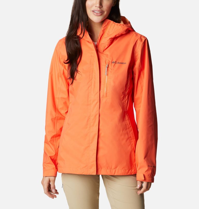 Women's Pouring Adventure II Jacket, Color: Sunset Orange, image 1