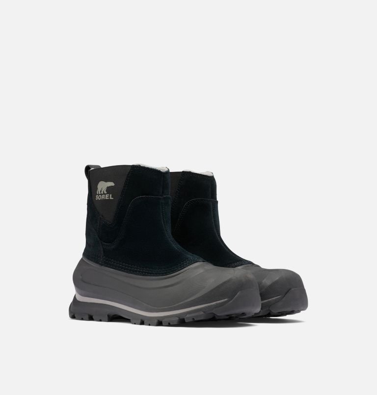 Thumbnail: Men's Buxton Pull On Waterproof Boot, Color: Black, Quarry, image 2