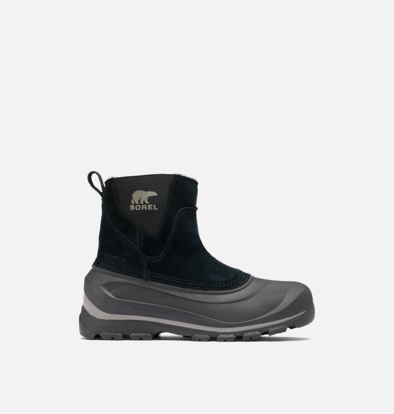 Thumbnail: Men's Buxton Pull On Waterproof Boot, Color: Black, Quarry, image 1