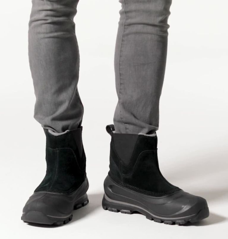 Stivali impermeabili Buxton Pull On da uomo, Color: Black, Quarry