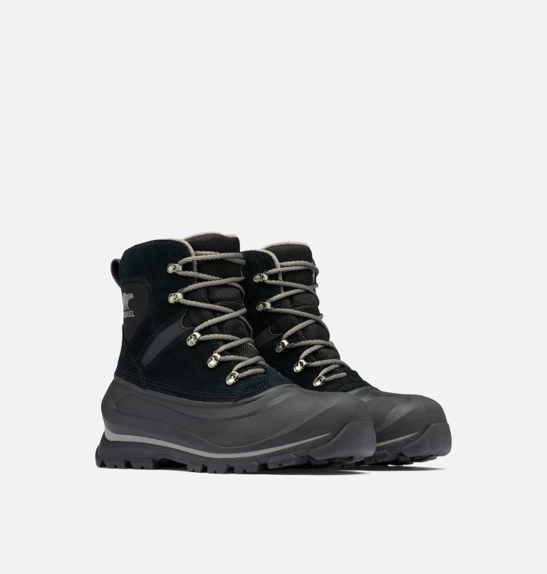 Men's' Buxton Lace Snow Boot, Color: Black, Quarry, image 2