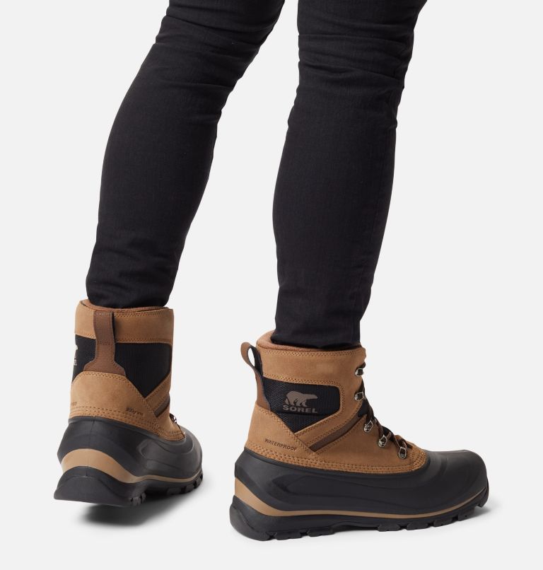 Men's' Buxton Lace Snow Boot, Color: Delta, Black, image 8