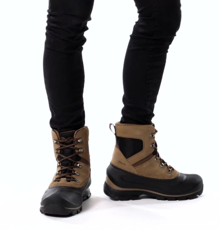 Men's' Buxton Lace Snow Boot, Color: Delta, Black