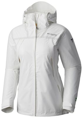 womens white columbia jacket