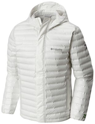 columbia men's titanium outdry down hooded puffer jacket