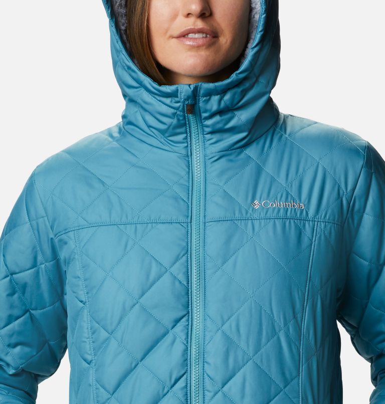 Thumbnail: Women's Copper Crest Hooded Jacket, Color: Canyon Blue, image 4