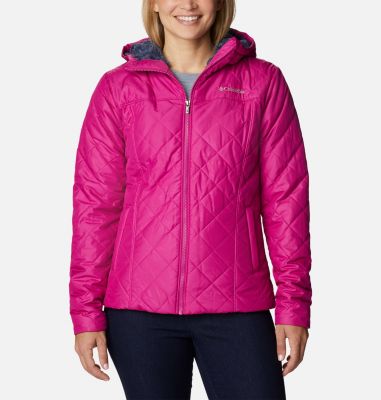 Women's columbia copper online crest hooded quilted jacket