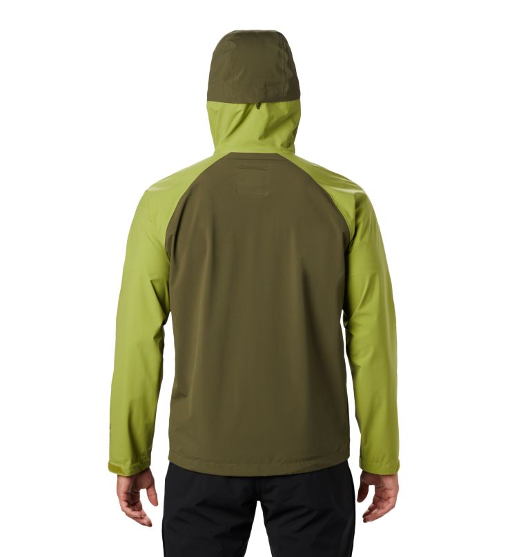 Thumbnail: Men's Stretch Ozonic Jacket, Color: Just Green, image 2