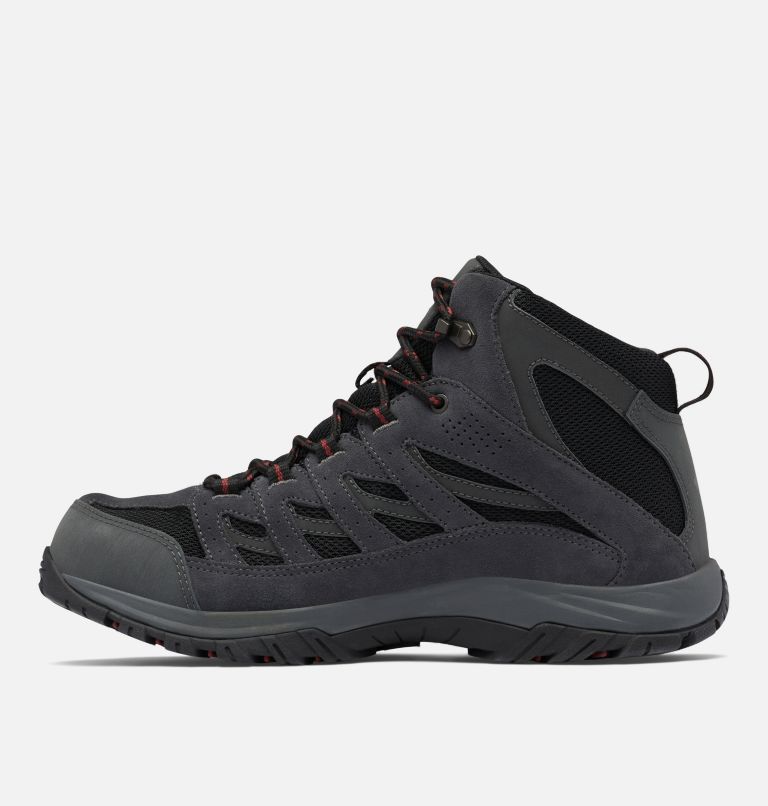 Men's Crestwood Mid Waterproof Hiking Boot, Color: Black, Charcoal