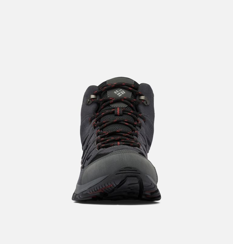 Men's Crestwood Mid Waterproof Hiking Boot, Color: Black, Charcoal, image 7