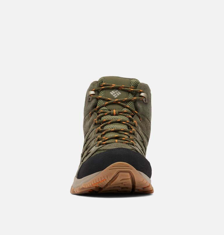 CRESTWOOD MID WATERPROOF | 371 | 12, Color: Hiker Green, Light Orange, image 7