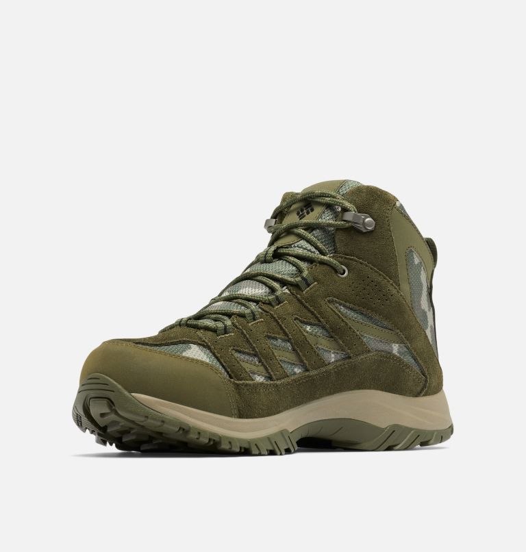High-Traction Grip Columbia Mens Crestwood Waterproof Wide Hiking Boot Breathable 