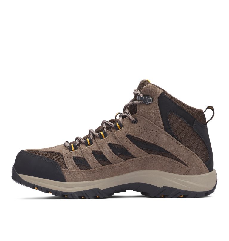 Men's Crestwood Mid Waterproof Hiking Boot - Wide, Color: Cordovan, Squash