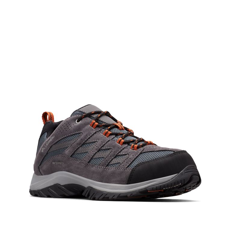 Men's Crestwood Waterproof Hiking Shoe, Color: Graphite, Dark Adobe, image 2