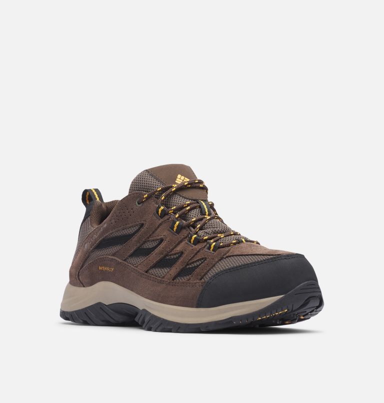 Men's Crestwood Waterproof Hiking Shoe, Color: Mud, Squash, image 2