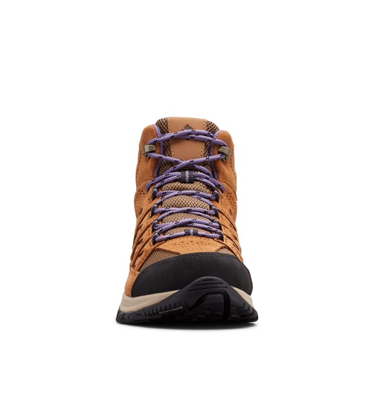 Thumbnail: Women's Crestwood Mid Waterproof Hiking Boot, Color: Dark Truffle, Plum Purple, image 7