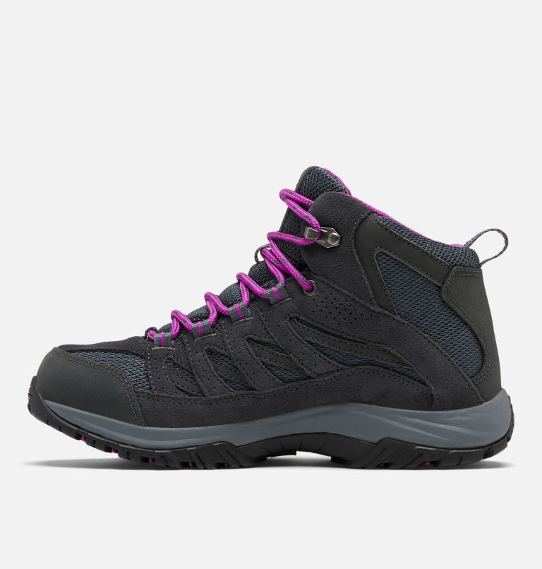 Thumbnail: Women's Crestwood Mid Waterproof Hiking Boot - Wide, Color: Graphite, Bright Plum, image 5