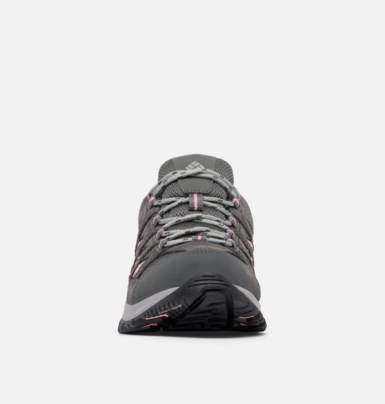 Women's Crestwood Waterproof Hiking Shoe, Color: Dark Grey, Salmon Rose, image 8