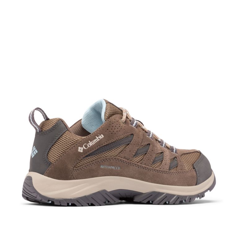 Women's Crestwood Waterproof Hiking Shoe, Color: Pebble, Oxygen