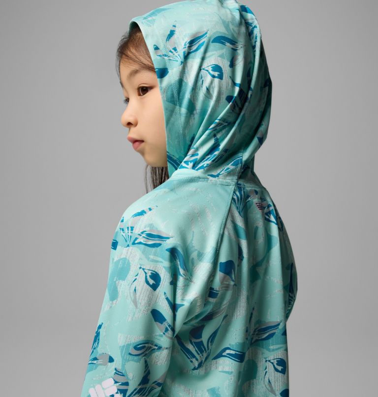 Girls' PFG Super Tidal Hoodie, Color: Spray Undertow, image 5