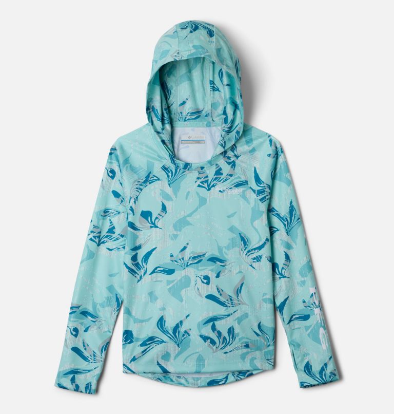 Girls' PFG Super Tidal Hoodie, Color: Spray Undertow, image 10