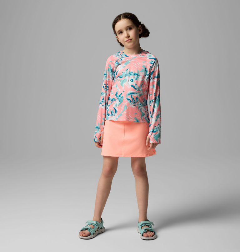 Girls' PFG Super Tidal Hoodie, Color: Sorbet Undertow, image 6