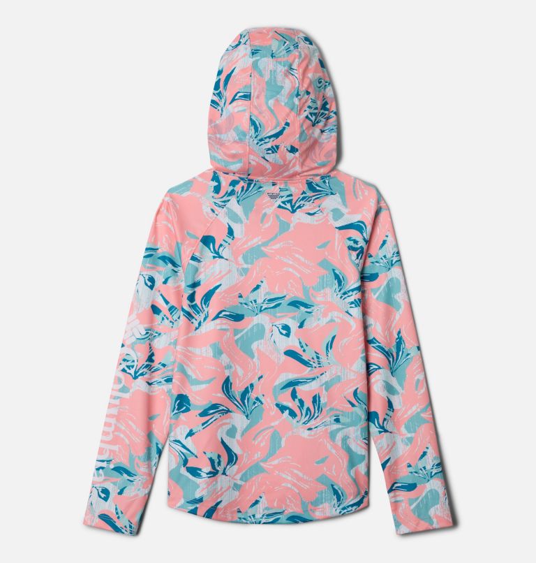 Girls' PFG Super Tidal Hoodie, Color: Sorbet Undertow, image 2