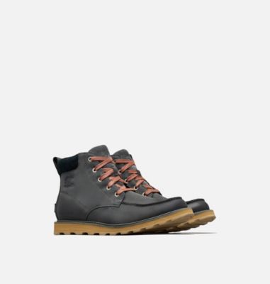 Men's Madson&trade; Moc Toe Boot MADSON&trade; MOC TOE WATERPROOF | 028 | 15, Grill, Black, 3/4 front