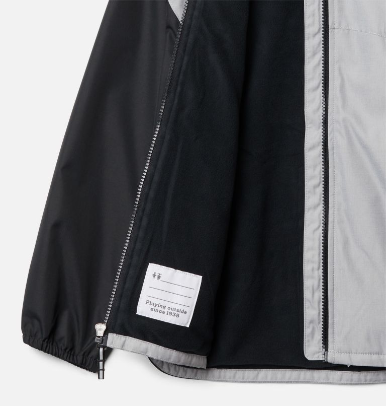 Girls’ Endless Explorer Jacket, Color: Columbia Grey, Black, image 3