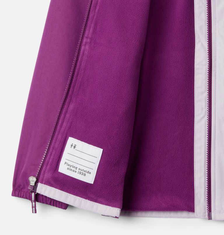 Girls’ Endless Explorer Jacket, Color: Pale Lilac, Plum, image 3