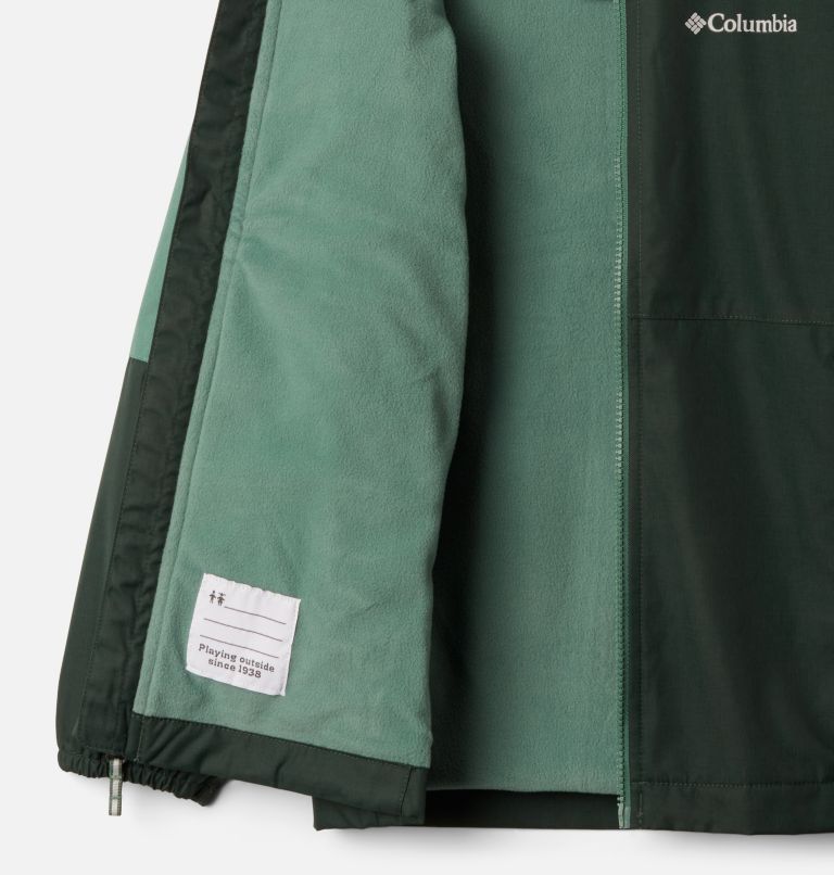 Boys’ Endless Explorer Jacket, Color: Spruce, Thyme Green, image 3